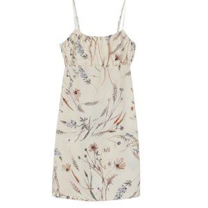 H&M Linen Blend Floral Dress (size M)